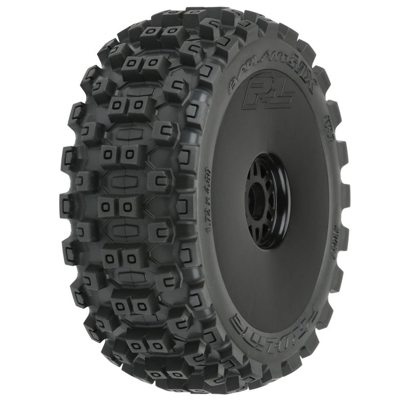 Pro-line Racing Badlands MX M2 18 Buggy MTD Black Wheels F/R PRO906741 RC Tire - Image 2